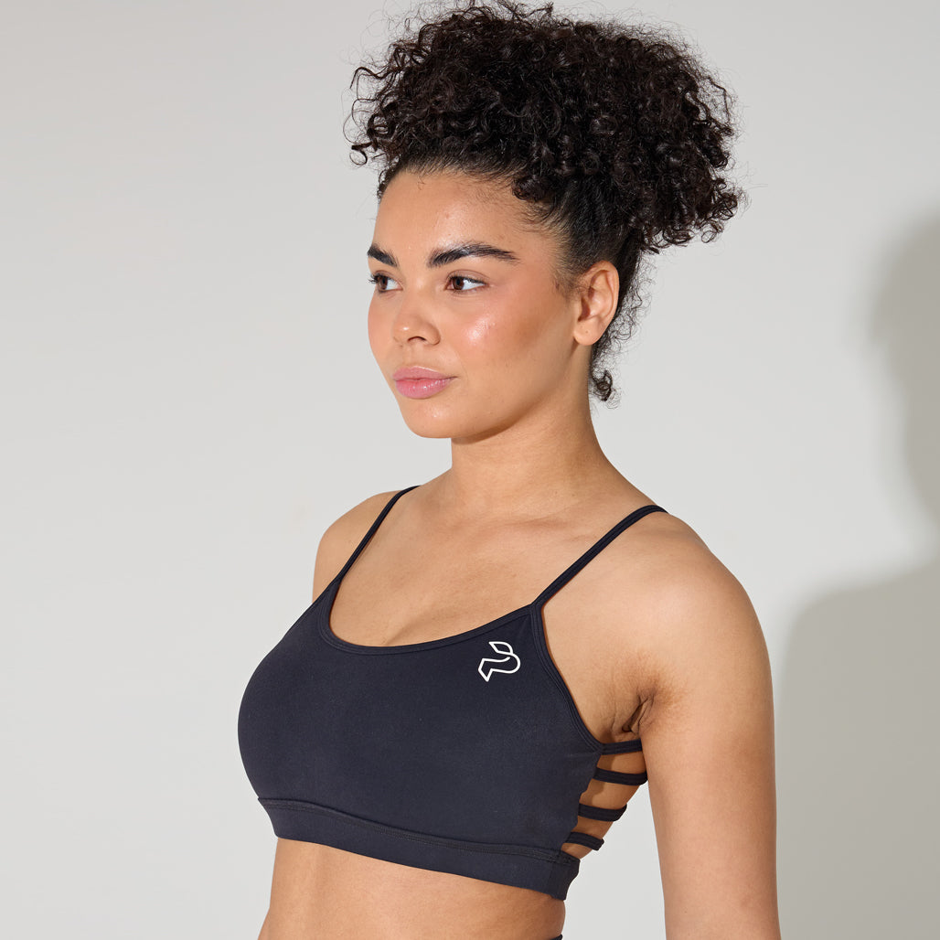 Black Butterfly Sports Bra