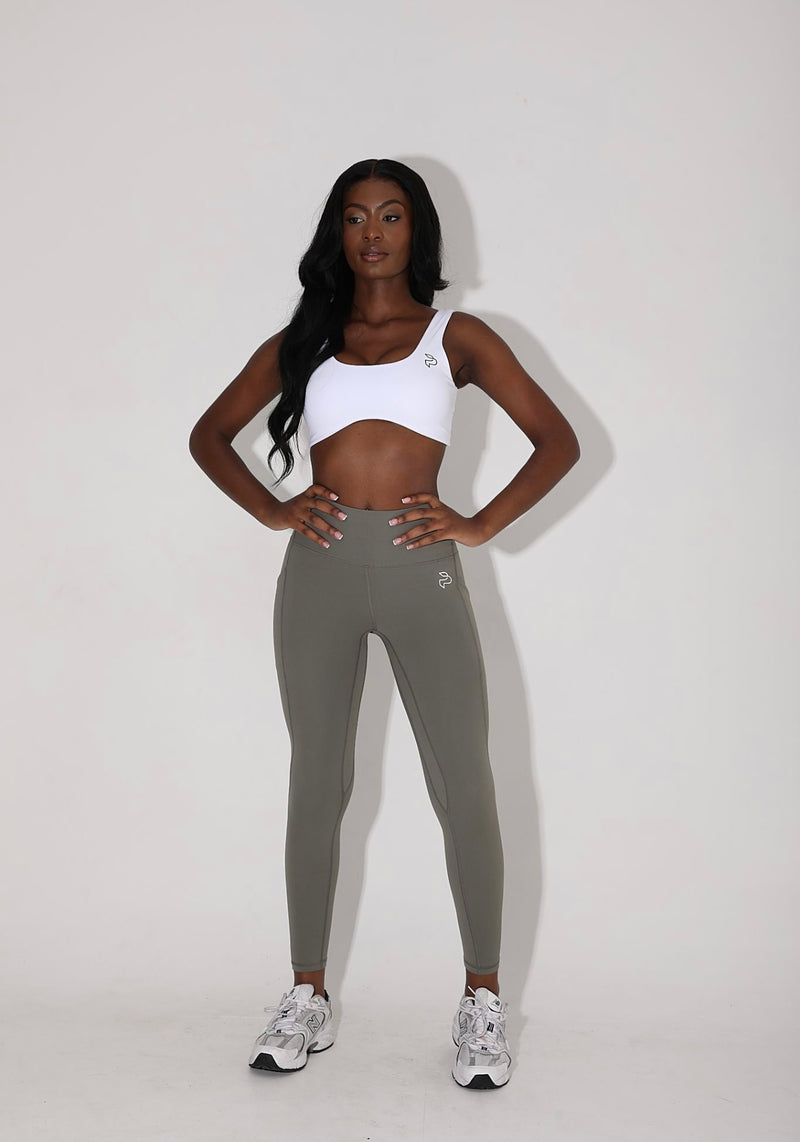 Moss Green Pocket Sports Leggings