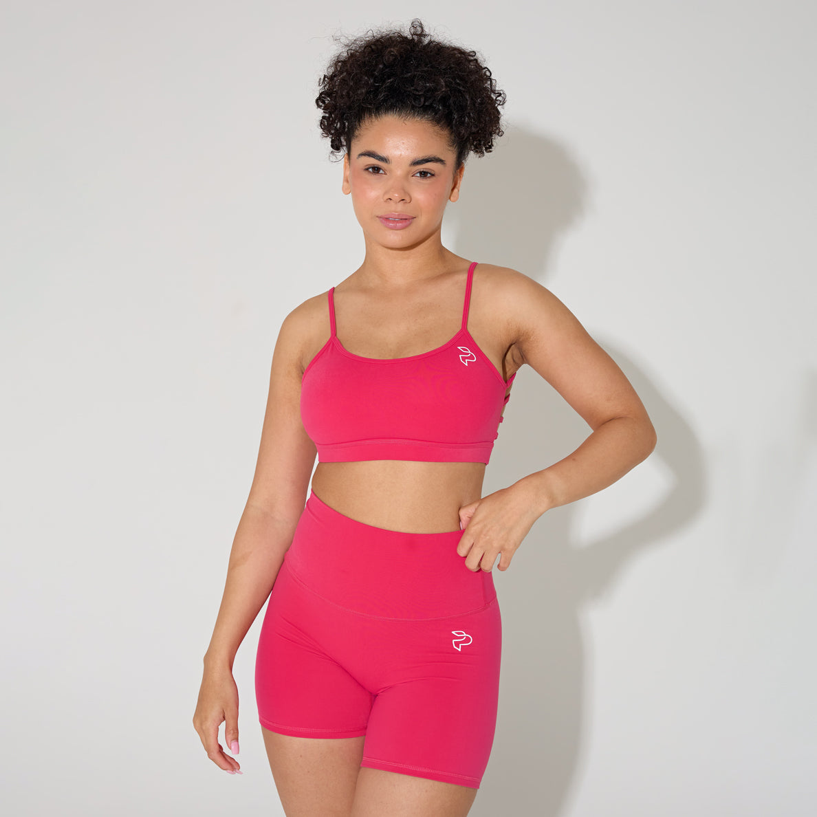 Hot Pink Butterfly Sports Bra