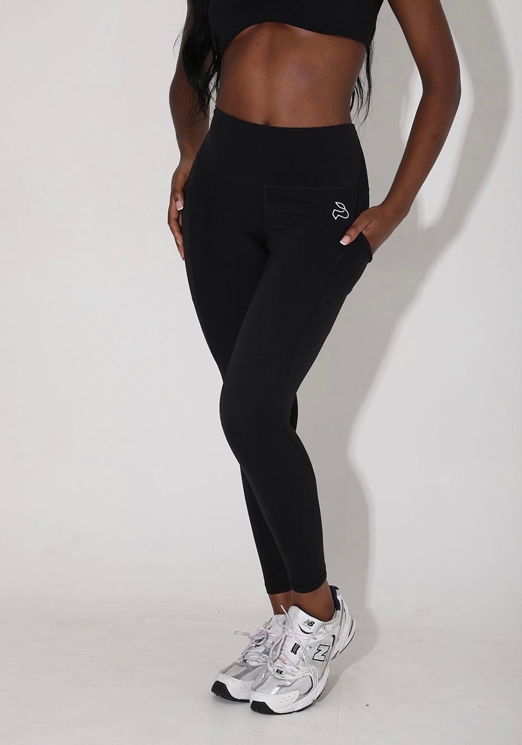 Black Pocket Sports Leggings
