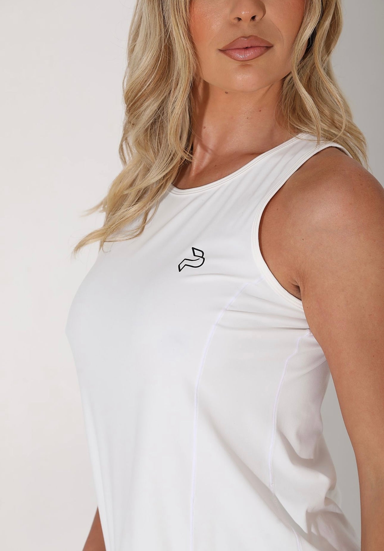 White Gym Tank Top