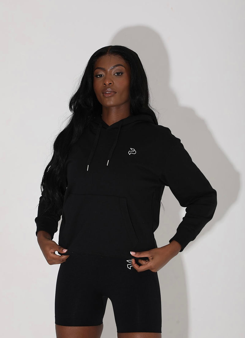 Black Essential Hoodie