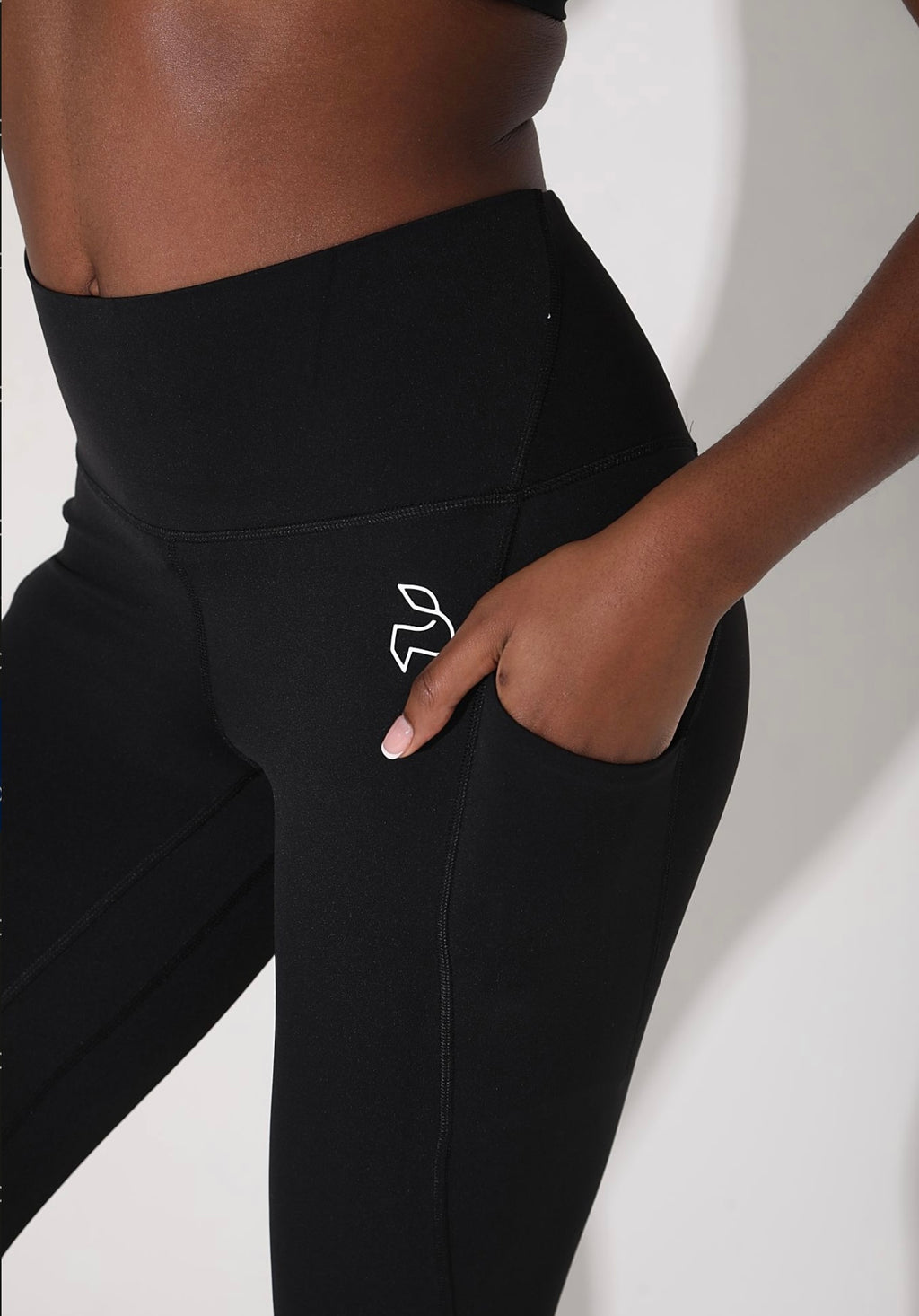 Black Pocket Sports Leggings