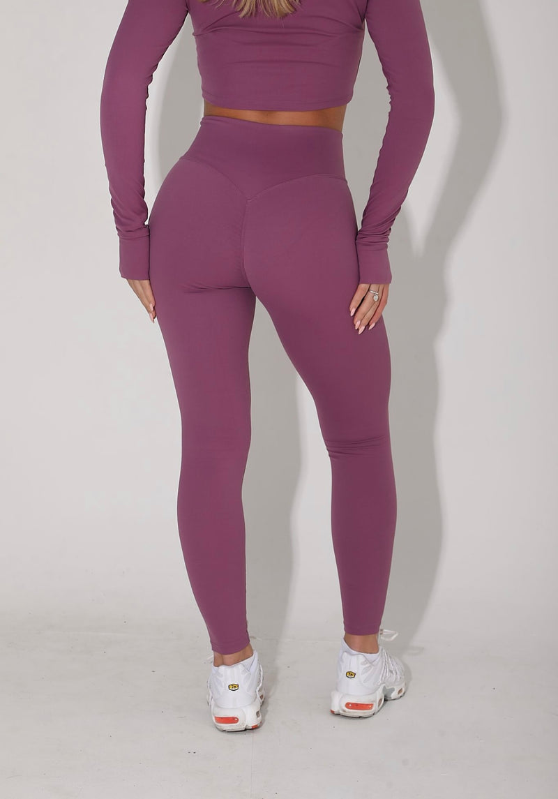 Plum Gym Leggings