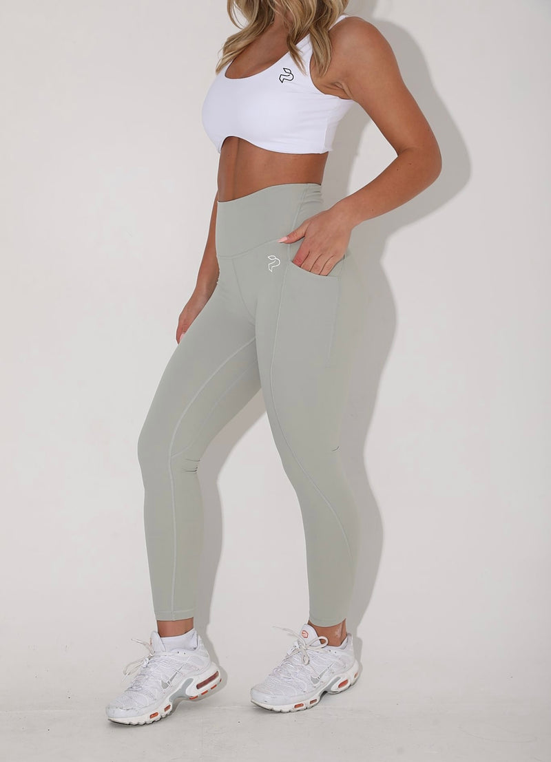 Sage Green Pocket Sports Leggings