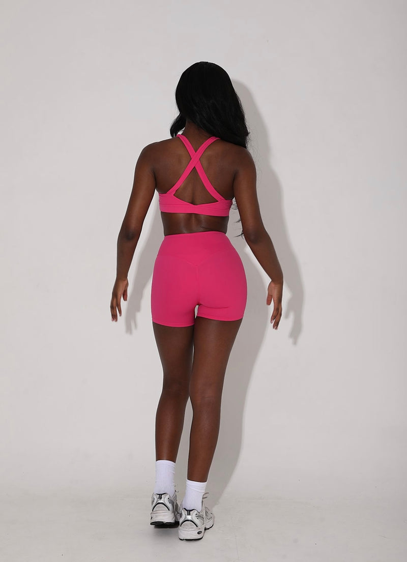 Pink Gym Sports Bra