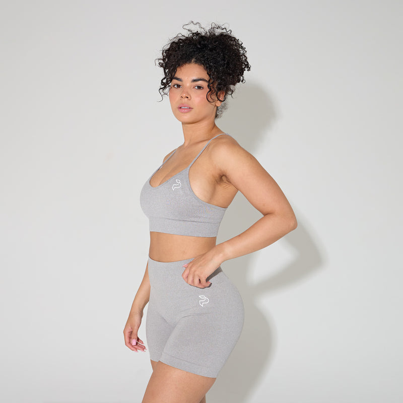 Grey Bralet Sports Bra