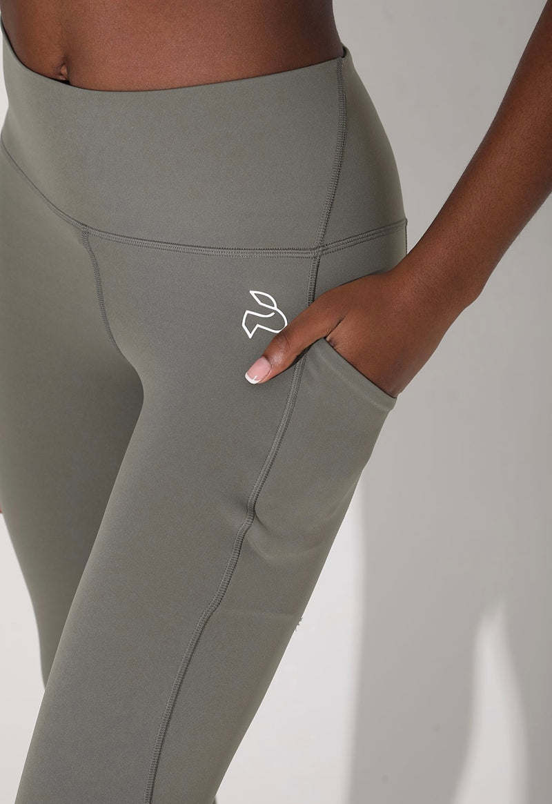 Moss Green Pocket Sports Leggings