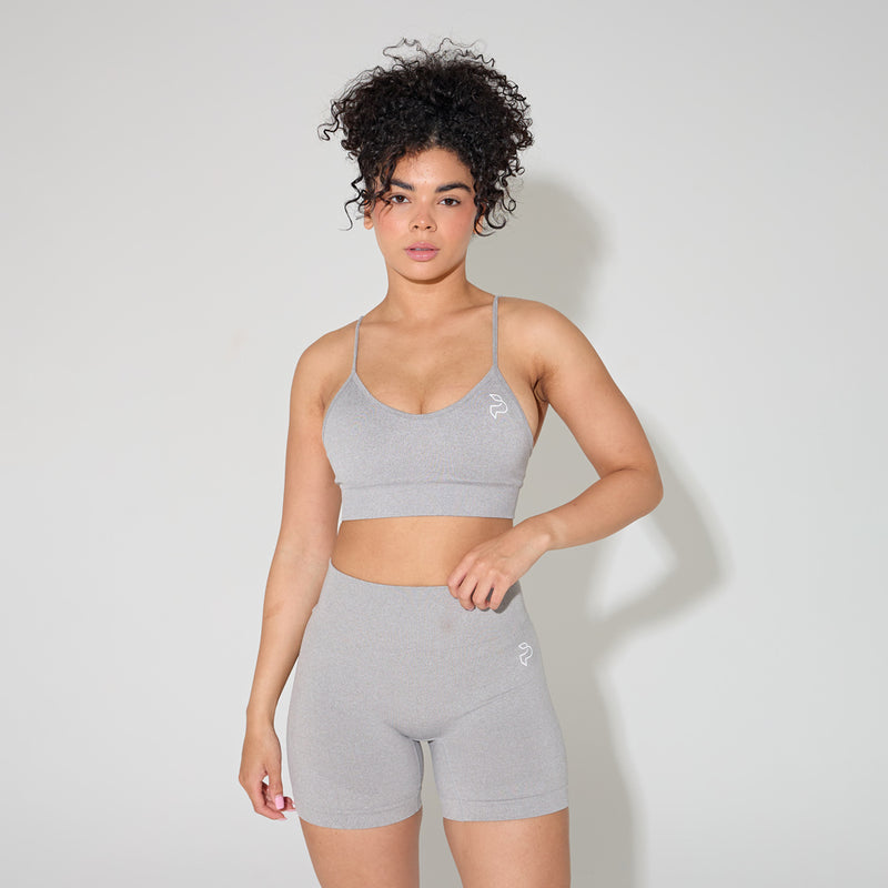 Grey Bralet Sports Bra